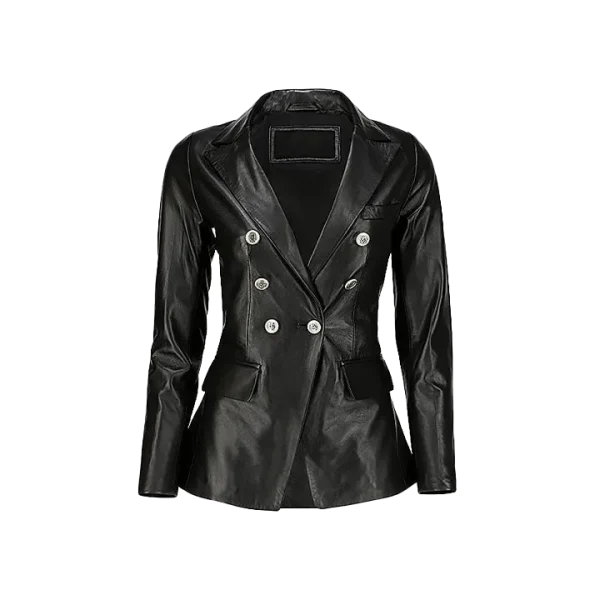 Women's Fancy Style Double Breasted Blazer Jacket