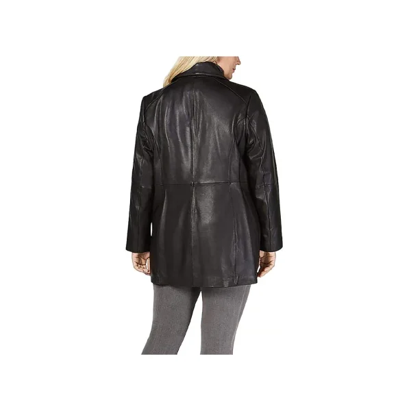 Women's Coat Style Asymmetrical Blazer Jacket - Image 2