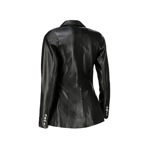 Women's Fancy Style Double Breasted Blazer Jacket - Image 2