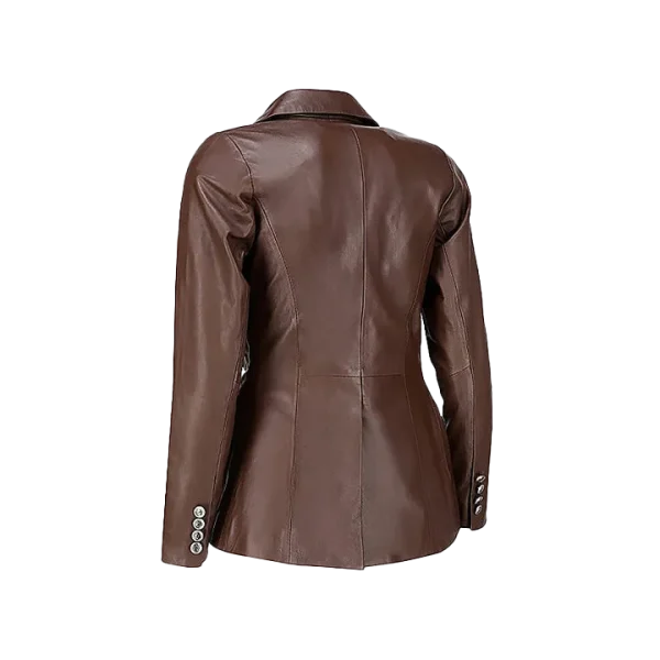 Women's Fancy Style Double Breasted Blazer Jacket - Image 4