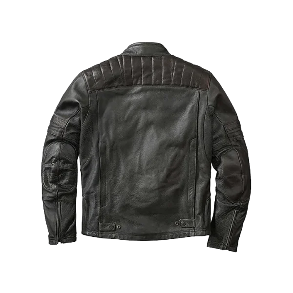 Men's Original Leather Armor & Thermal Liner Moto Jacket - Image 3