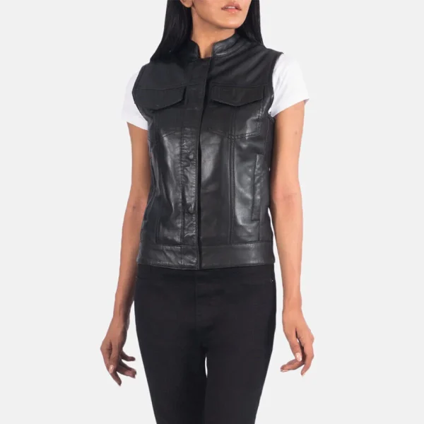 Moto Leather Vest