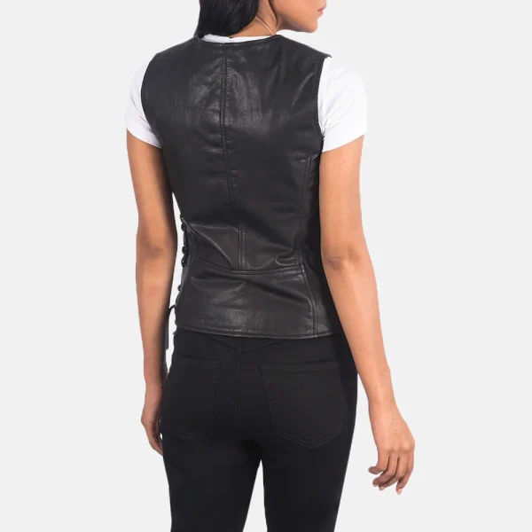 Leather Biker Vest - Image 6