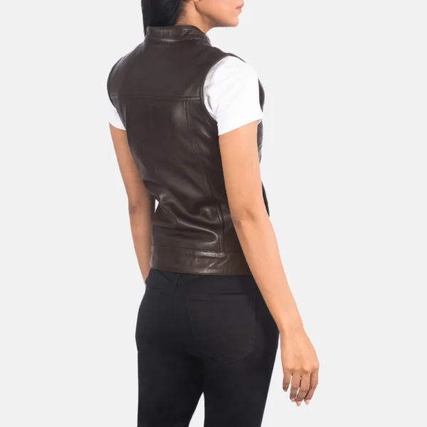 Moto Leather Vest - Image 4
