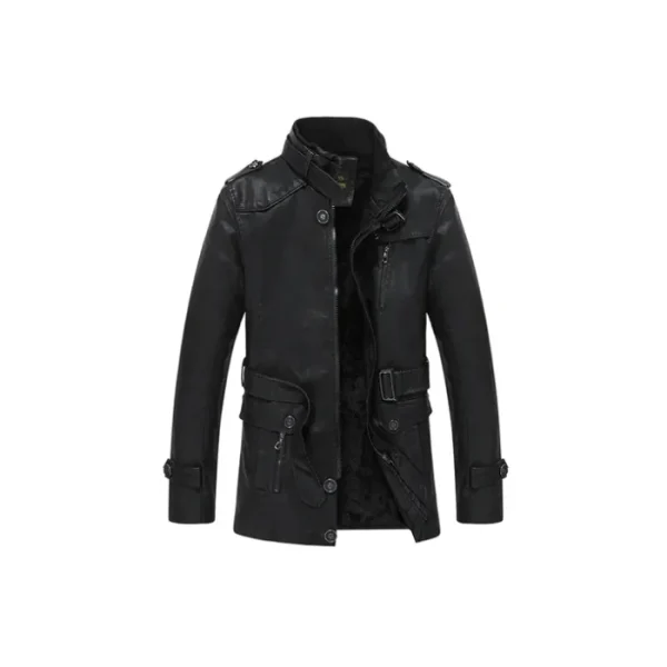 Men's Autumn Stylish Leather Coat